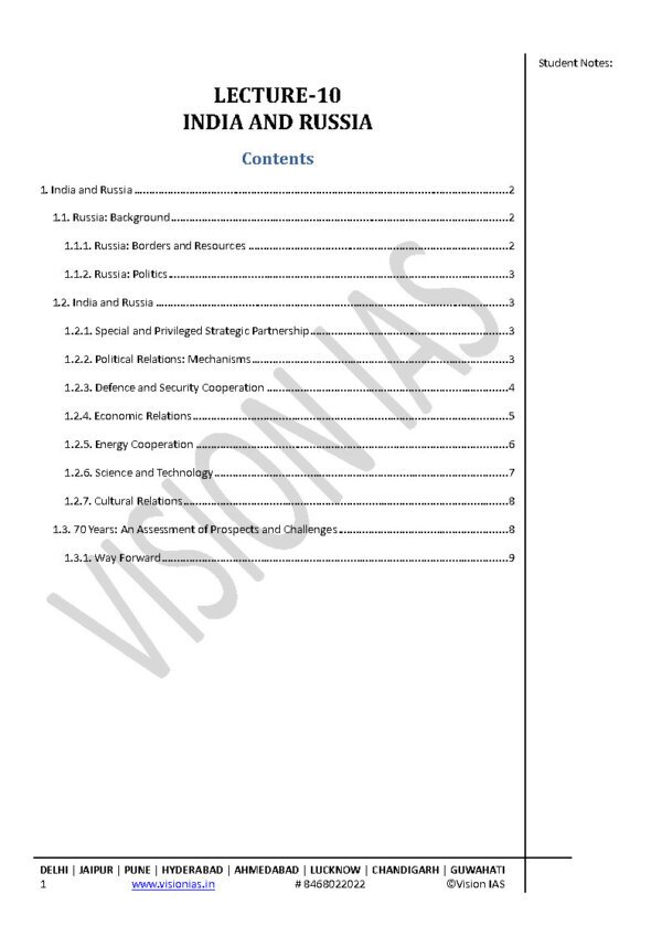 Vision IAS Classroom Study Material  International Relations Part-2  2024 |English| B&W - Image 3
