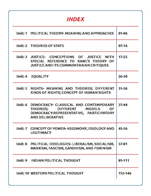 Vision IAS Political Science And International Relations  (  Political Theory and Thought Paper 1 [ Part- A] ) Political Optional Printed Notes | English | B&W - Image 3