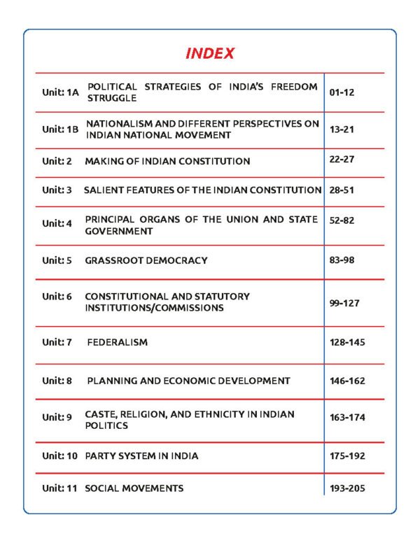 Vision IAS Political Science And International Relations  ( Indian Government And Politics  Paper 1 [ Part- B] ) Political Optional Printed Notes | English | B&W - Image 3