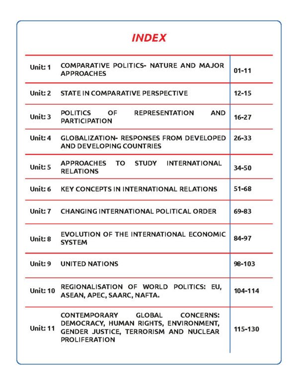 Vision IAS Political Science And International Relations  ( Comparative Politics and International Relations   Paper 2 [ Part- A] ) Political Optional Printed Notes | English | B&W - Image 3
