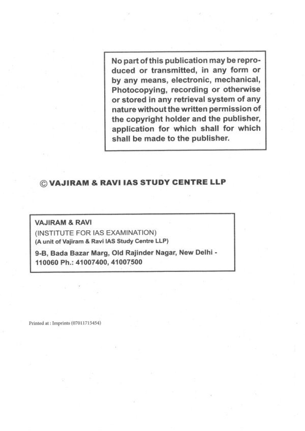 Vajiram & Ravi (General Studies )Concept of Economy 2025-26 (Book -5)| English | B&W| Yellow Book - Image 2