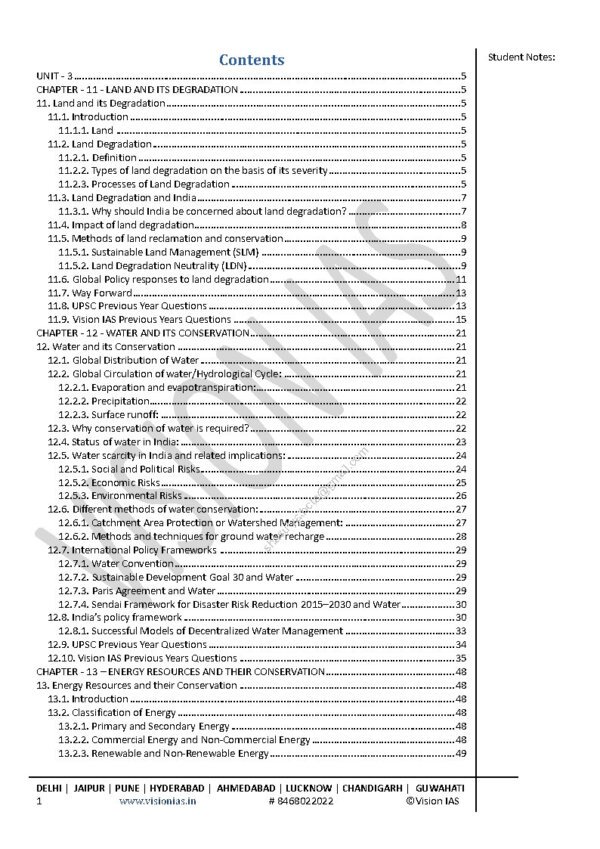Vision IAS Classroom Study Material  Environment Part-2 2024| English | B&W - Image 4