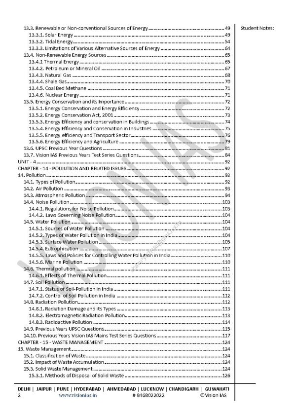 Vision IAS Classroom Study Material  Environment Part-2 2024| English | B&W - Image 2
