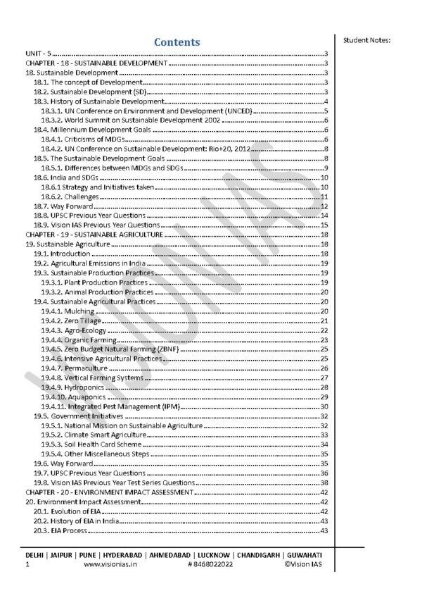 Vision IAS Classroom Study Material  Environment Part-3 2024| English | B&W - Image 3