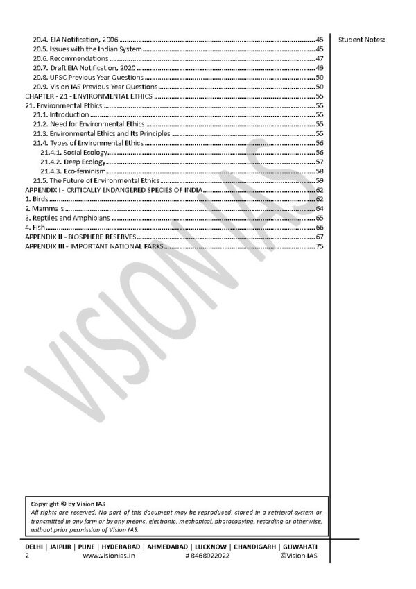 Vision IAS Classroom Study Material  Environment Part-3 2024| English | B&W - Image 4