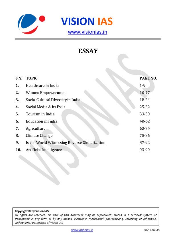 Vision IAS Classroom Study Material  ESSAY | 2024 | English | B&W - Image 3