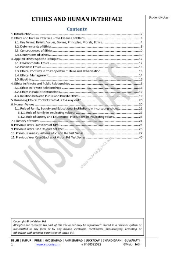 Vision IAS  Classroom Study Material (Ethics, integrity, and aptitude [GS Paper IV]  Part-1 )2024|English| B&W - Image 4