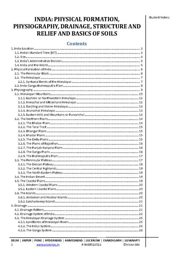Vision IAS Classroom Study Material  Geography Part -3 | 2024 | English | B&W - Image 4