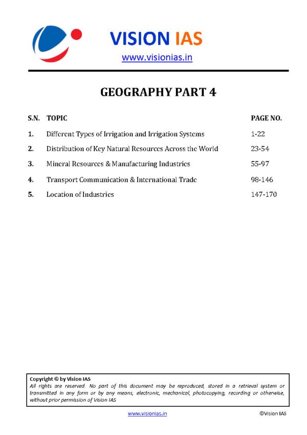 Vision IAS Classroom Study Material Geography Part -4 | 2024 | English | B&W - Image 3