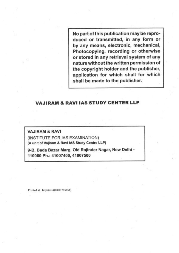 Vajiram & Ravi (General Studies ) Government Schemes ( Till Feb - 2025)2026-27 (Book -9)| English | B&W| Yellow Book - Image 4