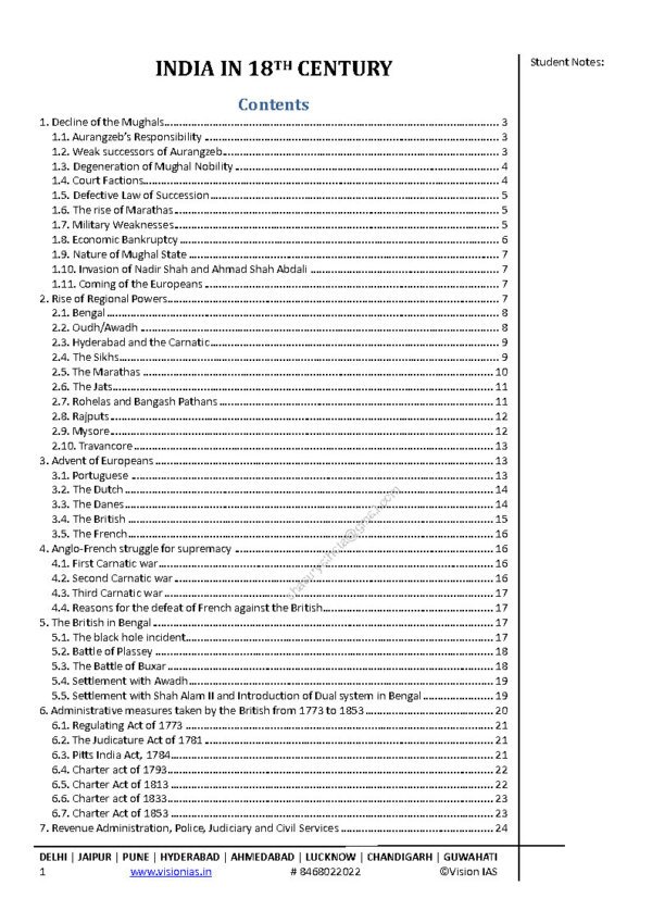 Vision IAS Classroom Study Material   (Modern India) Part 1&2 | 2024 | English | B&W - Image 4