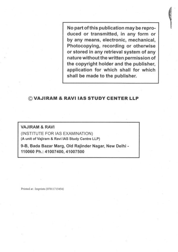 Vajiram & Ravi (General Studies ) Modern  Indian History  (Book -14) 2025-26 | English | B&W| Yellow Book - Image 4