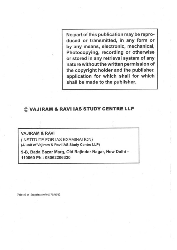 Vajiram & Ravi (General Studies ) Science And Technology   (Book -16) 2025 -26 | English | B&W| Yellow Book - Image 2