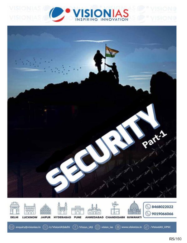Vision IAS Classroom Study Material  Internal Security Part-1  2024 | English | B&W - Image 2