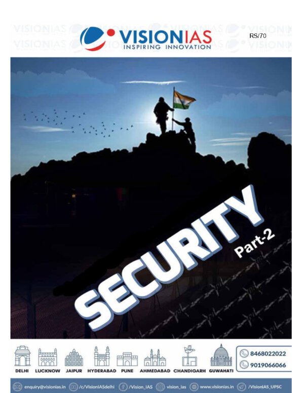 Vision IAS Classroom Study Material  Internal Security Part-2  2024 | English | B&W - Image 3
