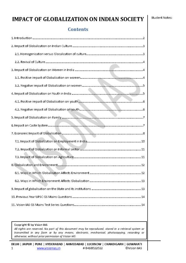 Vision IAS Classroom Study Material  Society (Part-1&2)  2024 | English | B&W - Image 4