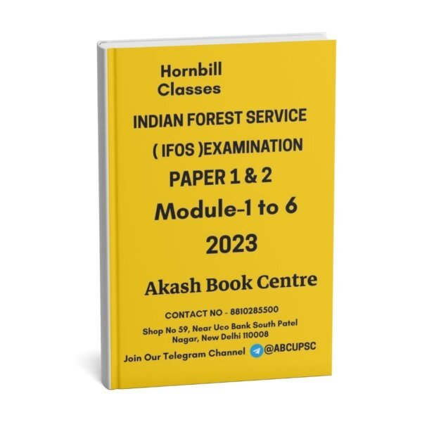 Hornbill Paper 1 & 2 Module-1 To 6 ClassNotes [ INDIAN FOREST SERVICE ( IFOS ) EXAMINATION 2023 ]