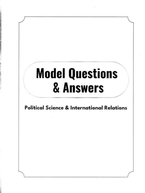 SHUBHRA RANJAN Postal Correspondence Notes ( Political Science & International Relation ) Optional Handwritten Notes Volume I to VIII | 2025  | English | B&W | Booklet 1 to 12 - Image 4