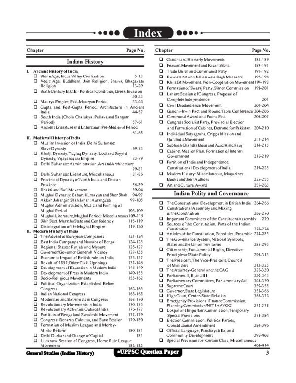 GHATNA CHAKRA  UPPSC PREVIEW PURVAVLOKAN   (General Studies Solved Paper  )  | 2025| English | B&W - Image 4