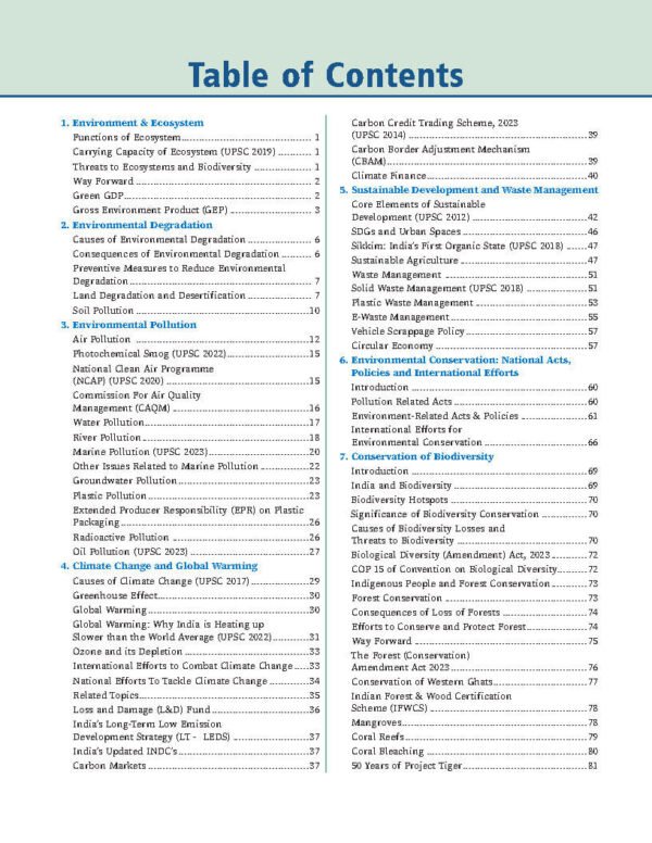 ONLY IAS  PRAHAAR  Main Wallah ( Environment & Ecology   ) Static + Current  2025 | English | B&W - Image 4
