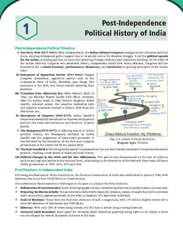 ONLY IAS PRAHAAR Main Wallah ( Post Independence India  ) Static + Current 2025 | English | B&W - Image 4