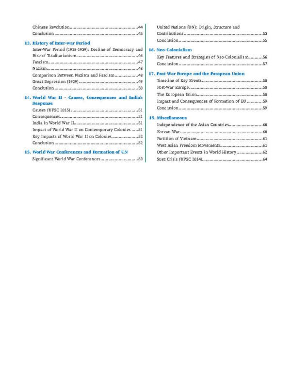 ONLY IAS PRAHAAR Main Wallah ( World History  ) Static + Current 2025 | English | B&W - Image 2