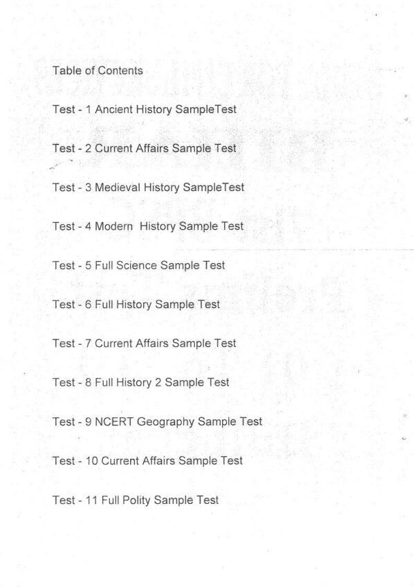 STUDY FOR CIVIL SERVICES  71st BPSC ( Prelims  Test ) Test -1 to 11  Bilingual 2025 | English | B&W - Image 4