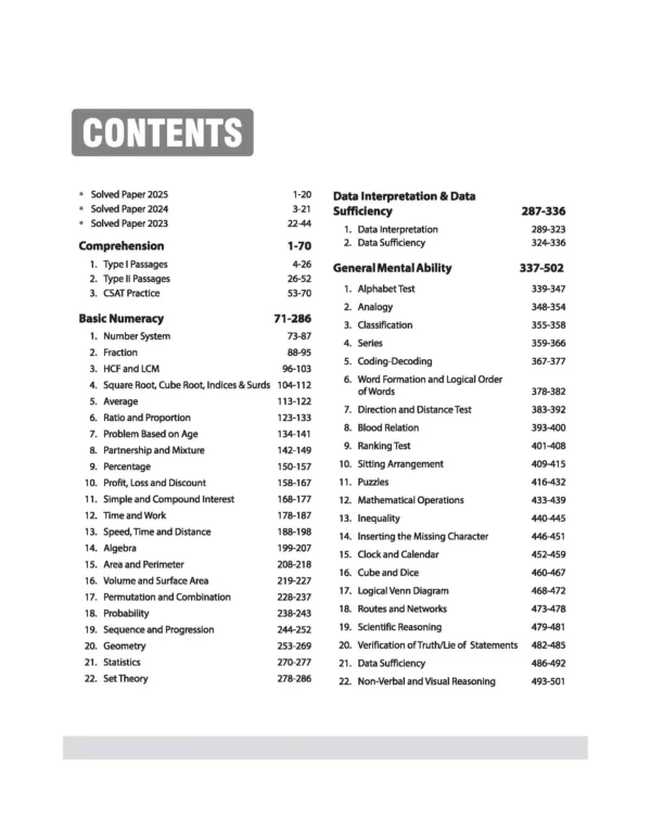ARIHANT Cracking the CSAT Paper II ( Solved Paper , 5 Crack  Sets ) | English | B&W - Image 4
