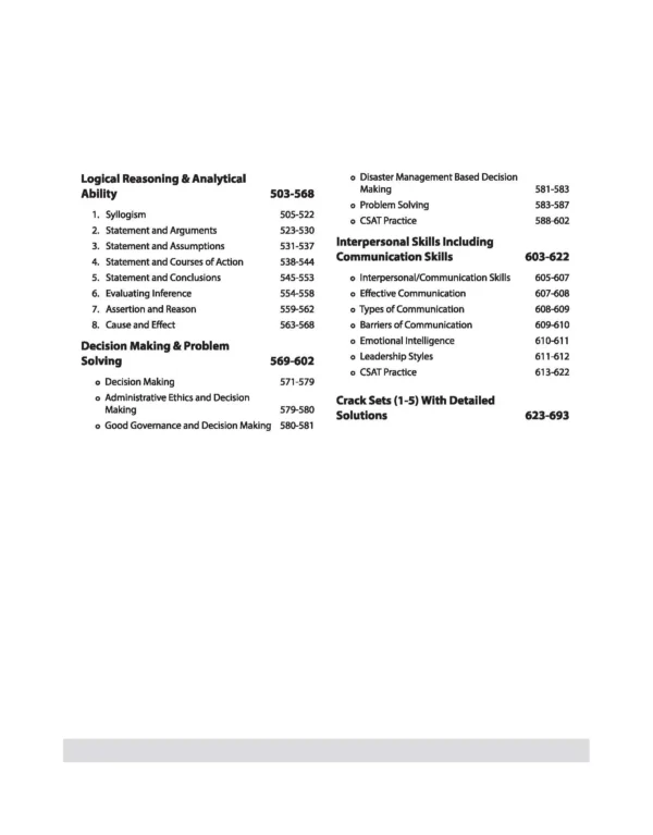 ARIHANT Cracking the CSAT Paper II ( Solved Paper , 5 Crack  Sets ) | English | B&W - Image 3
