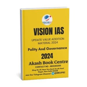 Vision IAS  Polity And Governance  ( Updated Value Addition Material ) 2024| English | B&W
