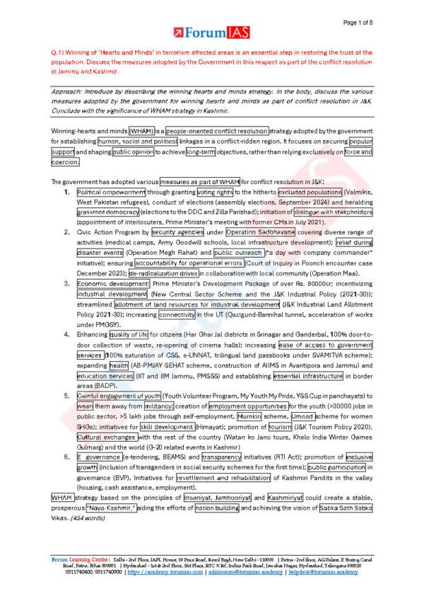 Forum IAS MGP GS TEST SERIES  ( Batch - COHORT  - 7  ) Test - 16 to 22 | Total - 14 Test | English| 2025  | B&W - Image 4